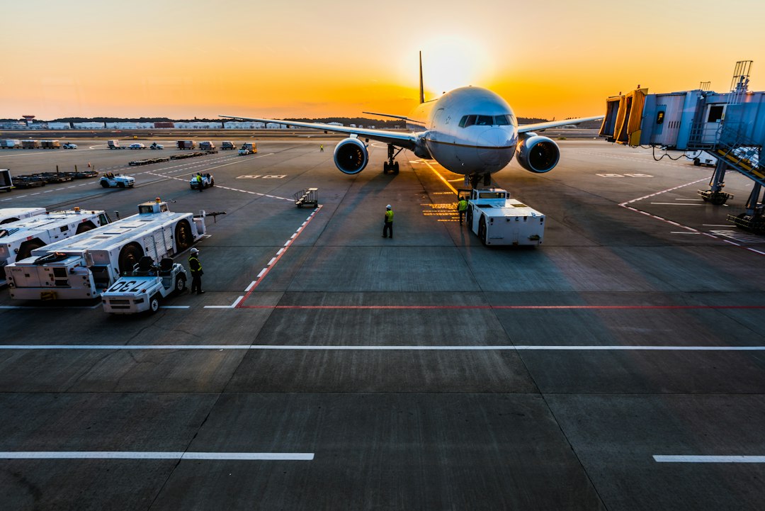 Cargo aircraft representing international air freight logistics